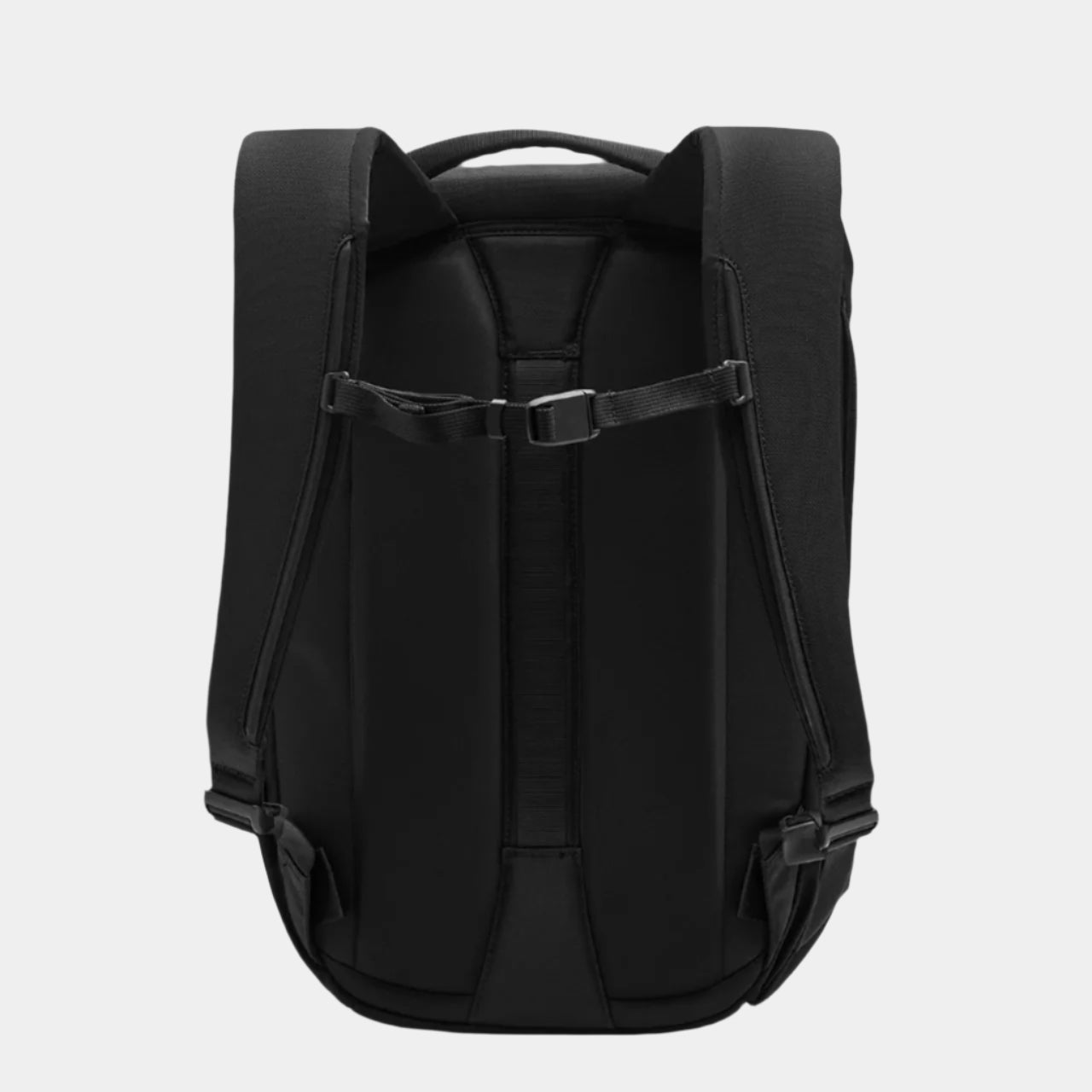 Back view of the MODERN DAYFARER Backpack 18L in black